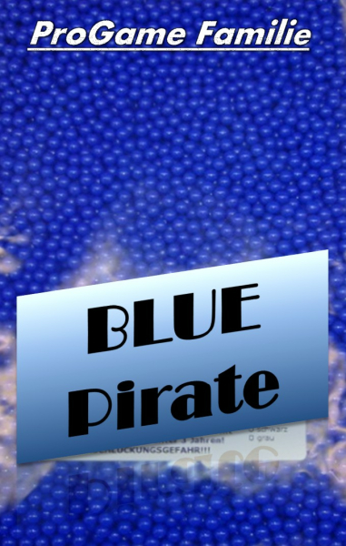 1kg Softairkugeln "Blue Pirate" (blau) von Pro Game ca. 8333 Stück