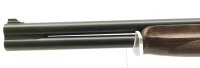 Bockdoppelflinte Frankonia - Black - Note 2  - kurze Bockdoppelflinte m. Stahlschrotbeschu&szlig;, CIP + Lilie, Magnumkaliber (12/76), Cylinderchoke (2x), Laufpriorit&auml;t umschaltbar, Balkenkorn statt Perlkorn, aktueller NP = 849,00 EUR, mit Auszieher, Nussbaumho