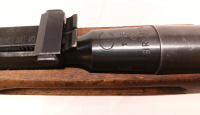 Einzellader B&uuml;chse Mosin Nagant - Training Rifle - Note 2  - Trainingsgewehr, nummerngleich, vordere Metall&ouml;se bronzefarben angelassen, verstellbares Stiftkorn, Einzellader