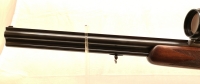 Bockbüchsflinte Simson - unbekannt - Note 2  - Simson 211, schöne Gravuren auf dem Systemkasten,  verziertes Pistolenkäppchen