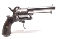 Revolver Belgien - 1878 - Note 3  - 8-kantlauf, klappbares Abzugszüngel, Nur an Sammler oder WHL Inhaber