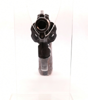 Revolver Smith & Wesson - Mod. 17-1 - Note 2  - kurze Fangschusswaffe, mit 50mm Lauf, stahlgebläutes Abzugszüngel und Hahn