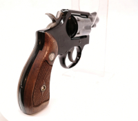 Revolver Smith & Wesson - Mod. 17-1 - Note 2  - kurze Fangschusswaffe, mit 50mm Lauf, stahlgebläutes Abzugszüngel und Hahn