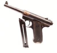 halbautomatische Pistole Ruger - Mark 1 - Note 2  - Brünierung am Ende des Laufes leicht abgerieben