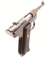 halbautomatische Pistole Ruger - Mark 1 - Note 2  - Br&uuml;nierung am Ende des Laufes leicht abgerieben