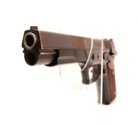 halbautomatische Pistole Pardini - GT 45 - Note 2  - begehrte Sportpistole mit 5" Lauf, Handballenschutz, einstellbarer Abzug