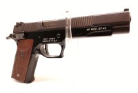 halbautomatische Pistole Pardini - GT 45 - Note 2  - begehrte Sportpistole mit 6" Lauf, Handballenschutz, einstellbarer Abzug