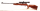 Repetierbüchse Mauser - 107 - Note 2  - Laufgewinde 13mm (Schalldämpfer) mit Schutzkappe, mit Hirschfänger Applikationen verziert