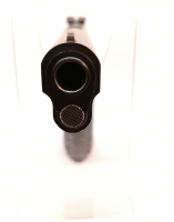 halbautomatische Pistole Springfield - 1911-A1 - Note 2  - 1911-A1 Modell, mit silberfarbenes Abzugsz&uuml;ngel und Handballensicherung, reichhaltiges Zubeh&ouml;r, LPA Visierung, Matchabzug