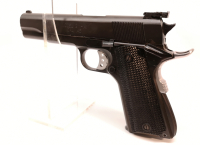 halbautomatische Pistole Springfield - 1911-A1 - Note 2  - 1911-A1 Modell, mit silberfarbenes Abzugszüngel und Handballensicherung, reichhaltiges Zubehör, LPA Visierung, Matchabzug
