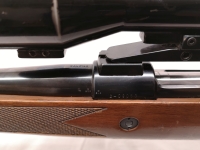 Repetierbüchse Parker Hale - ohne - Note 3  - schöner Jagdrepetierer, Holz mit Gebrauchsspuren, ventilierte Gummischaftkappe, schön verzierter Magzindeckel und Abzugsbügel