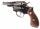 Revolver Ruger - Speed-Six - Note 2  - relativ leichter 4" Revolver, silberfarbener Hahn und Abzugszüngel, äußerst handlich