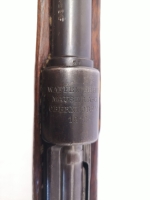 Einzellader Büchse Mauser - Gewehr 98 - Note 3  - gut erhaltenes Gewehr 98, mit Kurvenkimme (Schiebvisierung), Umbau zum Einzellader (Büchsenmacher kann eventuell einen Rückbau durchführen), Schaft ohne Risse aber mit Druckstellen, Riemenbügelösen, nicht 