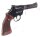Revolver Smith & Wesson - 586-3 - Note 3  - 6" Revolver mit Leuchtkorn, stahlgebl&auml;uter Hahn und Abzug, 