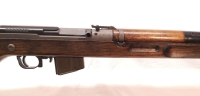 halbautomatische Büchse Brünner Waffenwerke - VZ 52/57 - Note 2  - rustikale Ordonanzwaffe mit sehr schön geöltem und gepflegtem Schaft, gültiger Beschuss, augenscheinlich nummerngleich,