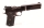 halbautomatische Pistole Peters Stahl - Multicaliber - Note 2  - Sportmodell mit Handballensicherung, skelletierter Hand und Abzugszüngel, verbreiterter Auswurfknopf für Magazin, bi-color schwarz/silber