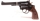 Revolver Taurus - 96 - Note 2  - schwarze Ausführung, schöne Holzgriffschalen für beidhändige Nutzung, stahlgebläutes Abzugszüngel und Hahn