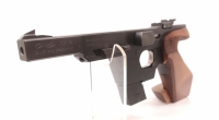 halbautomatische Pistole Walther - GSP - Note 3  - Holzformgriffschalen,  leichte Brünierungsaufhellung,