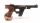 halbautomatische Pistole Walther - GSP - Note 3  - Holzformgriffschalen,  leichte Brünierungsaufhellung,