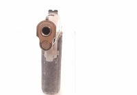 halbautomatische Pistole Colt - Mark IV Series 80 - Note 2  - stainlessfarbener Colt MK IV (1911er Baureihe) mit Handballensicherung, Gummigriffschalen und fester Gebrauchsvisierung