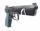 halbautomatische Pistole Ceska - 75 SP-01 Shadow II - NEU - neue originalverpackte Shadow II (SA/DA) von CZ, Mod. 75 SP-01, mit blauen Griffschalen, Aluminium eloxiert