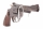 Revolver Astra - 960 - Note 2  - schöner 4" Revolver für Sport und Jagd mit verstellbarer Visierung, messingfarbenem Hahn und Abzugszüngel, optisch Note 2,5, technisch sehr gut