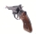 Revolver Taurus - 94 - Note 2  - kurzer 4" KK-Revolver, leicht, schwarz mit Holzgriffschalen f. beidhändige Nutzung, vom Vorbesitzer rot markiertes Korn (semiprofessionell), verstellbare Kimme in Höhe und Seite, stahlgebläutes Abzugszüngel und Hahn