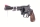 Revolver Taurus - 94 - Note 2  - kurzer 4" KK-Revolver, leicht, schwarz mit Holzgriffschalen f. beidhändige Nutzung, vom Vorbesitzer rot markiertes Korn (semiprofessionell), verstellbare Kimme in Höhe und Seite, stahlgebläutes Abzugszüngel und Hahn
