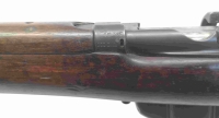 Repetierbüchse BSA - Enfield No. 1 MK III - Note 3  - seltener No. 1 MK III  Enfield von B.SA. (kein SMLE) aus Sammlerhänden, optisch Zustand 2-3 (alterstypisch), Lauf hervorragend, Kal. .303brit., Schaftmetallkappe (messingfarben) mit Putzzeugfach (leer)