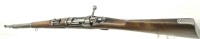 Repetierbüchse Carl Gustafs - M96 - Note 3  - Schwedenmauser M96 von Carl Gustafs aus 1899, Mehrlader, innenliegendes Magazin, mit Laufmarke auf dem Hinterschaft, nicht nummerngleich, Metallschaftkappe im guten Zustand, typische Schiebekimme, Korn ohne Ko