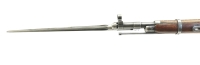 Einzellader Büchse Mosin Nagant - M44 - Note 3  - mit Klapp-Bajonett, Einzellader (auch auf alte gelbe WBK erwerbbar), gültiger Beschuss, Hst. 1955, nicht nummerngleich, Holz im alterstypisch gutem Zustand, Metallschaftkappe blank, Schiebevisierung, Korn 