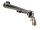 Revolver Weihrauch - ARM 457 - Note 2  - Westernrevolver aus dem Hause Weihrauch, Modell ARM 457, Kal. .45 Colt, 6Schuss Trommel, Beladung durch Ladeklappe, Single-Action, messingfarbene Metallteile, silberfarbener Hahn, stahlgebl&auml;uter Trommelrahmen, leic