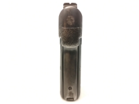 halbautomatische Pistole Walther Zella-Mehlis - Mod. 4 - Note 3  - ha. Pistole aus dem Hause Carl Walther Zella-Mehlis, Mod. 4, mit alterstypischen und historischen Nutzungsspuren, Note 3-, aus Sammlung, Visierung über feste Kimme und Korn *** voreintrags