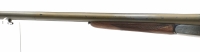 Doppelflinte Zabala - Kestrel - Note 3  - spanische Doppelflinte, Zabala Kestrel, mit Gummischaftkappe, schön verziertem System, Hinterschaft vom Vorbesitzer beschliffen (natur), Läufe in grün lackiert (zur Unauffälligkeit der Waffe bei der Gänsejagd), mi