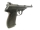 halbautomatische Pistole Erma - EP 882 S - Note 2  - Nachbau der P38, langer Lauf (150mm), sportliche verstellbare Visierung in Höhe und Seite verstellbar, Made in W.-Germany, linksseitige Sicherung, für Sportschützen geeignet, Kunststoffgriffschalen *** 