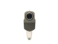 halbautomatische Pistole SIG Sauer - P220 S - Note 2  - schöne Sportpistole von Sig Sauer im Kal. 45 Auto, mit LPA-Visierung, Laufgewicht (montiert), Holzgriffschalen f. beidhändige Nutzung, Bi-Color-Design, Kimme mit weißer Markierung, 150mm Lauf (6"), s