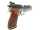 halbautomatische Pistole SIG Sauer - P220 S - Note 2  - schöne Sportpistole von Sig Sauer im Kal. 45 Auto, mit LPA-Visierung, Laufgewicht (montiert), Holzgriffschalen f. beidhändige Nutzung, Bi-Color-Design, Kimme mit weißer Markierung, 150mm Lauf (6"), s