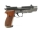 halbautomatische Pistole SIG Sauer - P220 S - Note 2  - schöne Sportpistole von Sig Sauer im Kal. 45 Auto, mit LPA-Visierung, Laufgewicht (montiert), Holzgriffschalen f. beidhändige Nutzung, Bi-Color-Design, Kimme mit weißer Markierung, 150mm Lauf (6"), s