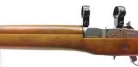 halbautomatische Büchse Ruger - Mini 14 Ranch Rifle - Note 2  - sehr gut erhaltene halbautomatische Büchse RUGER Mini 14, auch Ranch Rifle genannt, Kal. .223 Remington, Holzschaft, Metallschaftkappe, in silber gehaltenes System und Lauf, Drehkimme und Kor