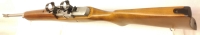 halbautomatische Büchse Ruger - Mini 14 Ranch Rifle - Note 2  - sehr gut erhaltene halbautomatische Büchse RUGER Mini 14, auch Ranch Rifle genannt, Kal. .223 Remington, Holzschaft, Metallschaftkappe, in silber gehaltenes System und Lauf, Drehkimme und Kor