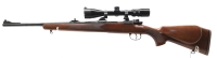 Repetierbüchse Voere - 2155 StL 2 - Note 2  - führige Repetierbüchse, Made in Östereich, kurzer führiger Stufenlauf 490mm, Kimme & Korn vorhanden, zusätzliches Zielfernrohr v. Bushnell montiert mittels Schwenkmontage, 3-9fache Vergrößerung bei 40mm Objekt