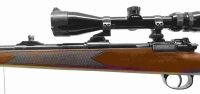 Repetierbüchse Voere - 2155 StL 2 - Note 2  - führige Repetierbüchse, Made in Östereich, kurzer führiger Stufenlauf 490mm, Kimme & Korn vorhanden, zusätzliches Zielfernrohr v. Bushnell montiert mittels Schwenkmontage, 3-9fache Vergrößerung bei 40mm Objekt