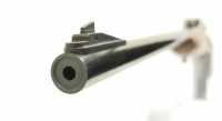 Einzellader Büchse Thompsen/Center - Contender - Note 2  - Einzellader-Bausatzwaffe Thompson Center Contender, Läufe wechselbar, System schussfest bis .45-70 Gov., Kunststoffklappschaft, Picatinnyschiene, offene Visierung über Kimme & Korn, orig. Holzhint