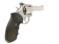Revolver Smith & Wesson - 686-3 - Note 2  - sportlicher, beliebter 6" Revolver mit verstellbarer Visierung, stainless, Gummigiffschalen f. beidhändige Nutzung mit Fingermulden, Korn mit orangenfarbiger Markierung, breiter Hahn und breites Abugszüngel *** 
