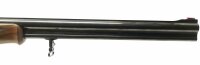 Bockb&uuml;chsflinte Antonio Zoli - Corona - Note 2  - Bockb&uuml;chsflinte von Antonio Zoli, Mod. Corona, mit Zweischloss-Handspannsystem, Nu&szlig;baumholz, bayrische Backe, 1/1 gechokter Flintenlauf, nitrierte Stahlbask&uuml;le mit Arabeskengravur, R&uuml;ckstecher am B&uuml;chsabzu