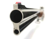 Bockb&uuml;chsflinte Antonio Zoli - Corona - Note 2  - Bockb&uuml;chsflinte von Antonio Zoli, Mod. Corona, mit Zweischloss-Handspannsystem, Nu&szlig;baumholz, bayrische Backe, 1/1 gechokter Flintenlauf, nitrierte Stahlbask&uuml;le mit Arabeskengravur, R&uuml;ckstecher am B&uuml;chsabzu