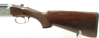 Bockdoppelflinte Sabatti - Olympo Trap - Note 3  - sportliche Trapflinte, 81er Lauflänge!!!,  mit vorgoldetem Abzugszüngel, Chokes * und *** (voll und halb), Laufpriorität umschaltbar, schöne Systemgravur, mit Ejektoren, Schaft und Metall optisch Note 3 (
