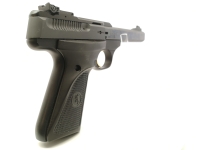 halbautomatische Pistole Browning - Buck Mark - Note 2  - preisgünstige KK-Sportpistole, beidhändig nutzbar, Lauflänge: 140mm, goldfarbenes breites Abzugszüngel, verstellbare Sportvisierung (Kimme), mit orig. Koffer, Anleitung und 2tem Magazin *** voreint