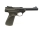 halbautomatische Pistole Browning - Buck Mark - Note 2  - preisgünstige KK-Sportpistole, beidhändig nutzbar, Lauflänge: 140mm, goldfarbenes breites Abzugszüngel, verstellbare Sportvisierung (Kimme), mit orig. Koffer, Anleitung und 2tem Magazin *** voreint