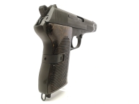 halbautomatische Pistole Brünner Waffenwerke - m. 52 - Note 3  - Brünner Waffenwerke Modell 52, ehem. als Militärpistole beliebt, Rollenverschluß, Bakelit Griffschalen (leider Zustand 3-4), Metall und Technik gut bis sehr gut, dadurch Gesamtnote 3, 5" Lau
